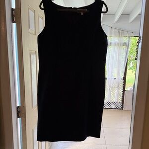 Chic navy blue Sleeveless Dress